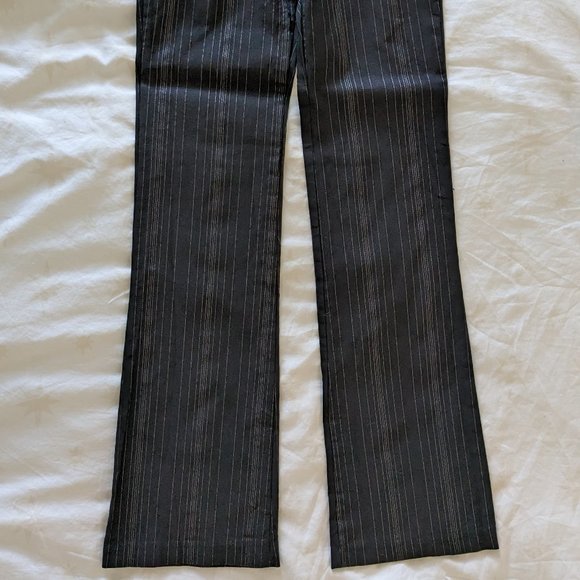 Low Rise, Subtle Flared bottom, Stretchy Office Pants NWOT - Picture 3 of 5